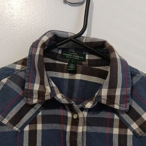 Ralph Lauren Blue Plaid Shirt